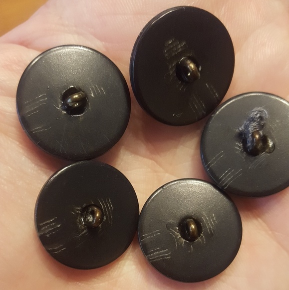 Lauren buttons, bronze, black. 5 - Picture 4 of 5